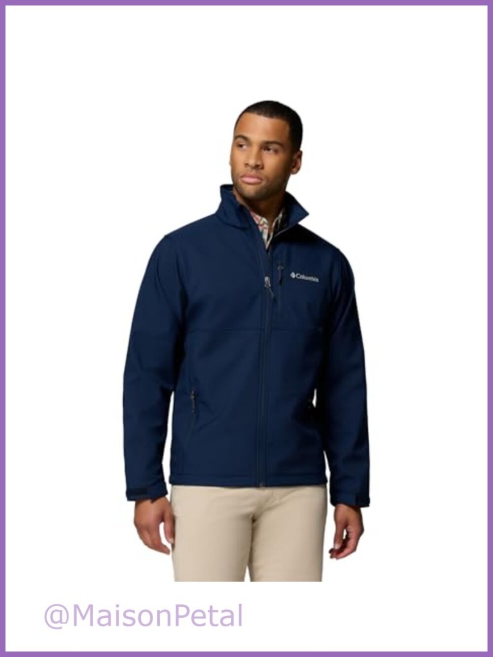 Softshell Jacket Water Wind Resistant Comfort Stretch Full Zip